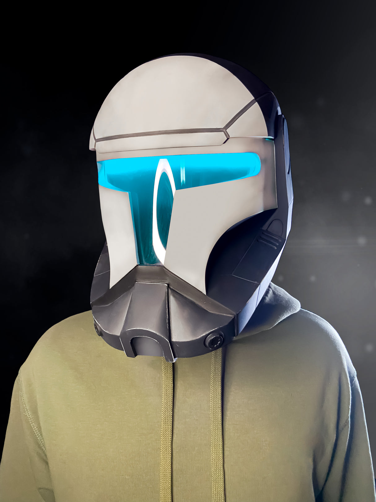 Republic Commando Scorch from Bad Batch Season 2 Helmet / Cosplay Helmet / Star Wars Helmet Cyber Craft