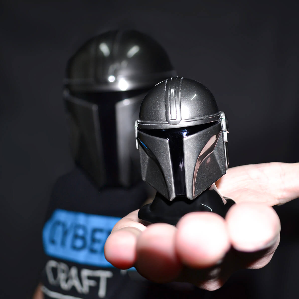 New Mandalorian Mini-Helmet Bust