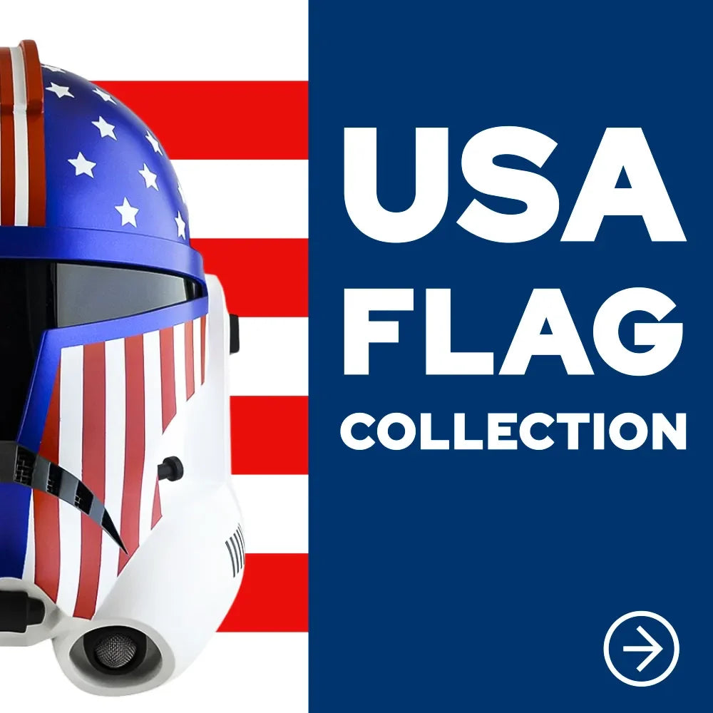 USA Flag Helmets