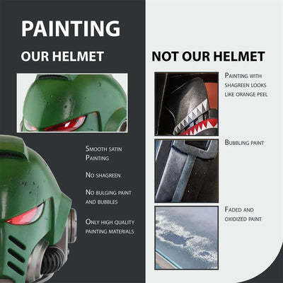 Space Marine Salamanders Mk X Tactical Helmet