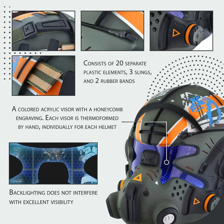 Titanfall Jack Cooper's Helmet with LED