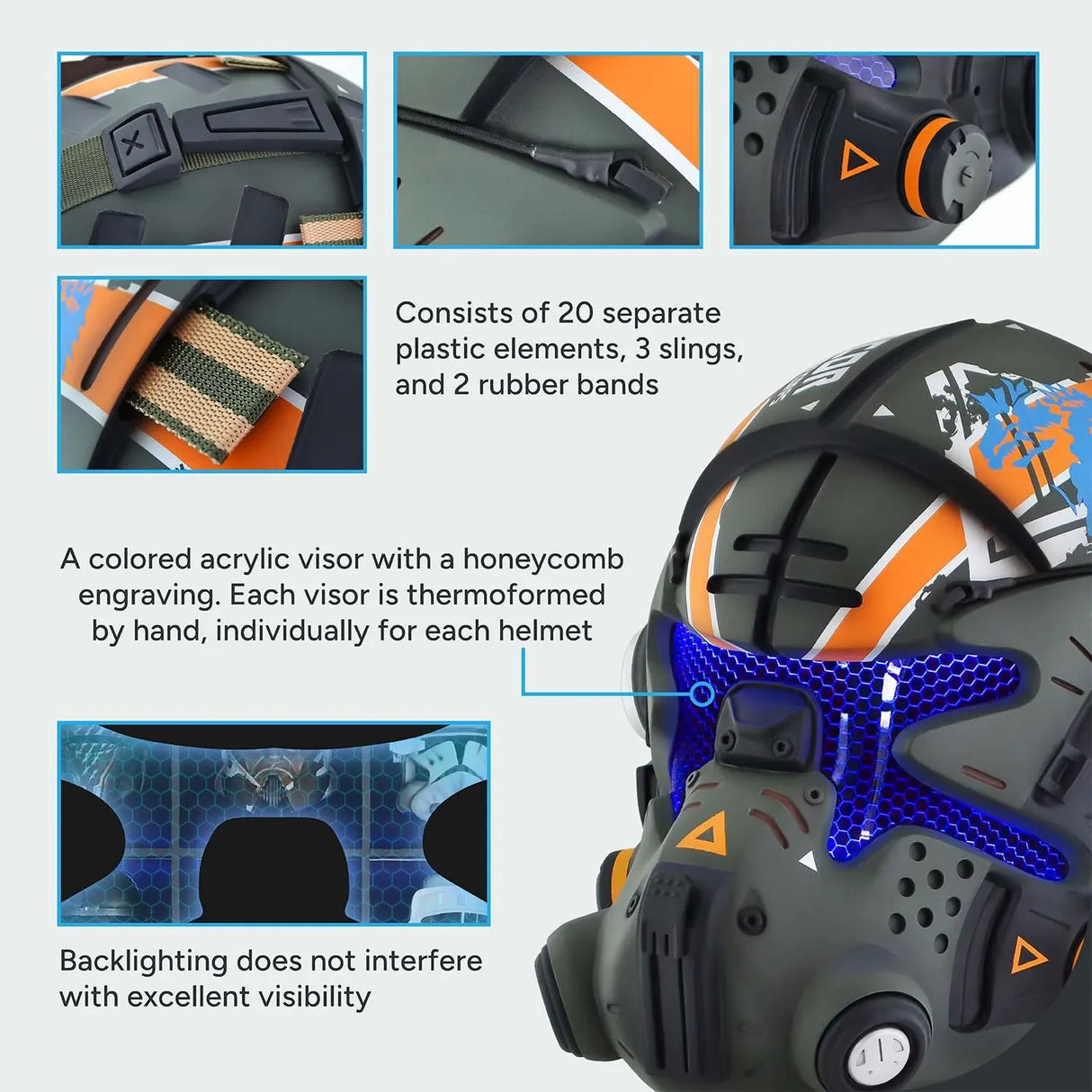 Titanfall Jack Cooper's Helmet with LED