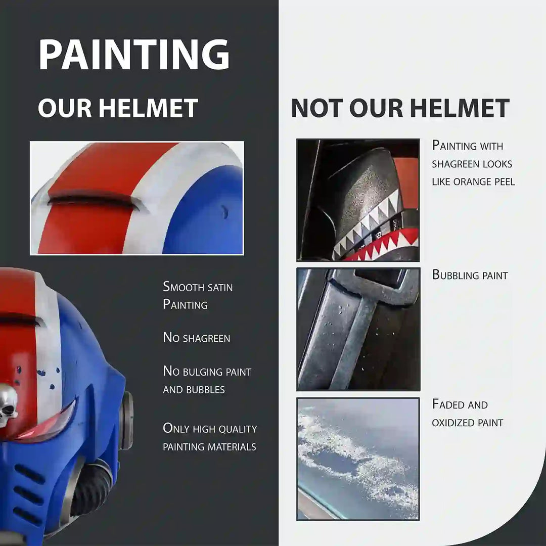 Painting our helmet