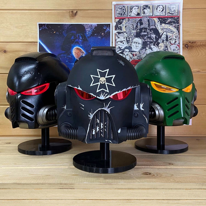 Space Marine Black Templars Mk VII Helmet from Warhammer 40k