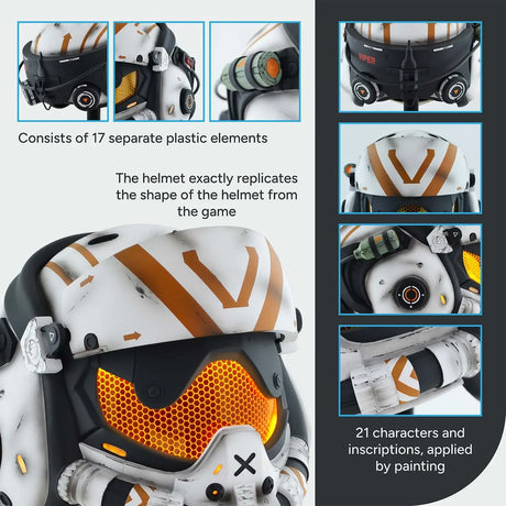 Titanfall 2 Viper Pilot Damage Helmet