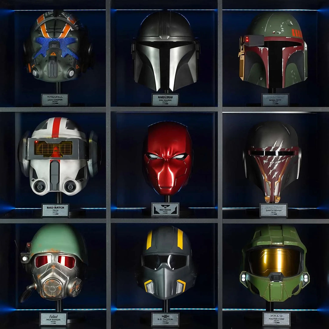 Red Hood Helmet with LED lights