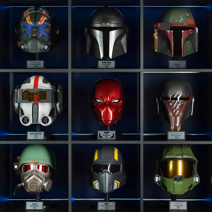 Red Hood Helmet with LED lights