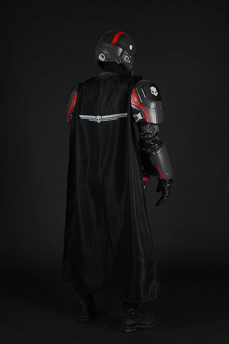 Helldivers B-01 Cosplay Costume - Red