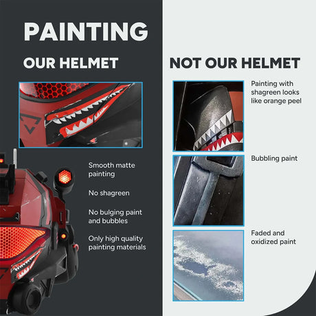 Titanfall 2 Pulse Blade Pilot Helmet - Shark Red