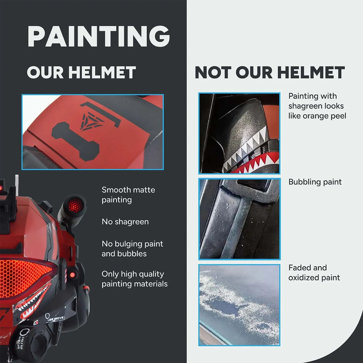 Titanfall 2 Pulse Blade Pilot Helmet - Shark Red