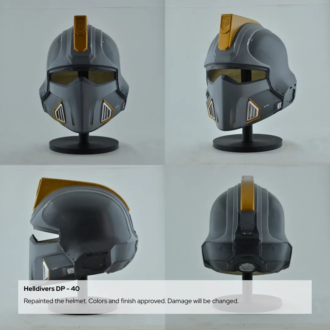 Helldivers 2 DP-40 Hero of The Federation Helmet - Pre Order