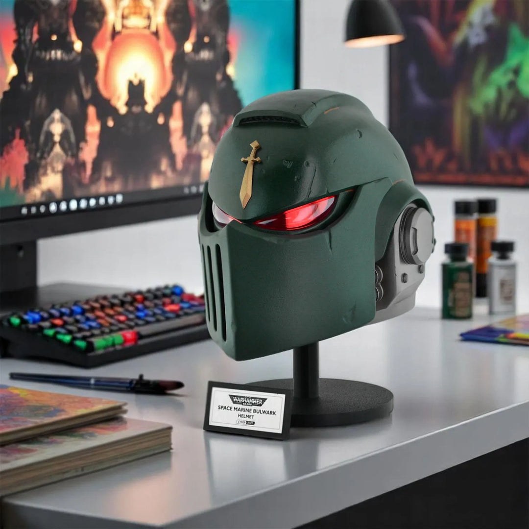 Space Marine Dark Angel MK X Bulwark Helmet