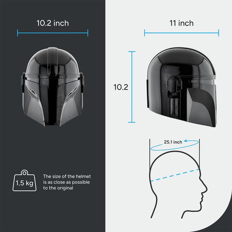 Mandalorian - Black Helmet