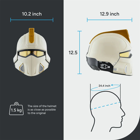 Helldivers 2 TR-9 Cavalier of Democracy Helmet