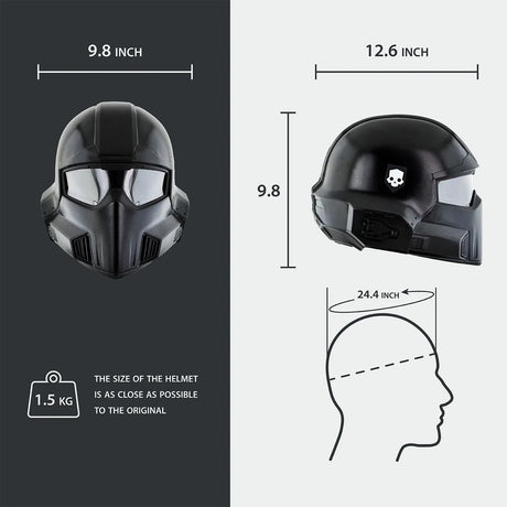 Helldivers 2 B-22 Helmet - Black
