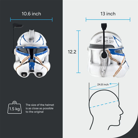 Captain Rex Realistic 501 Legion Helmet