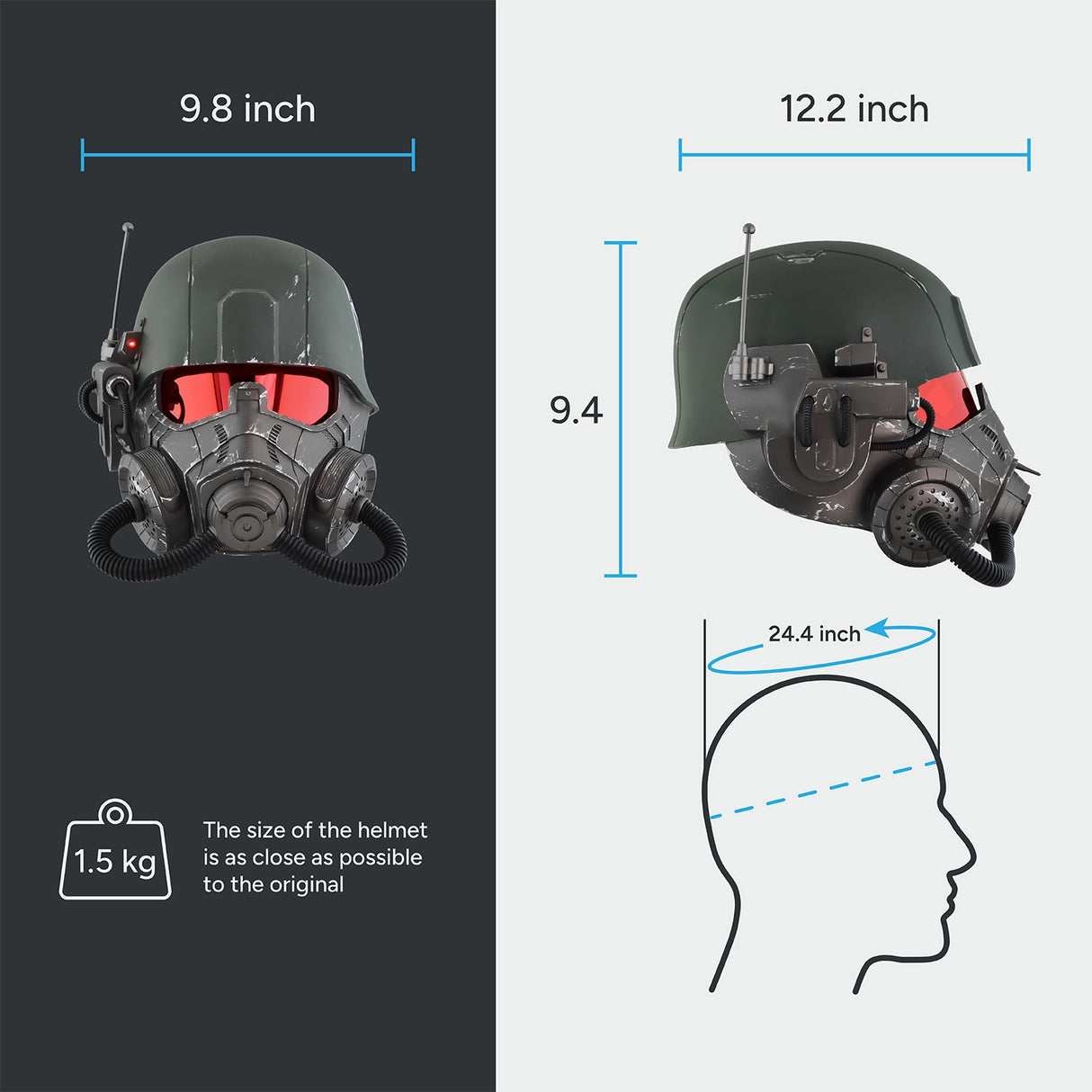 NCR Elite Riot Gear Helmet