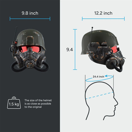 NCR Elite Riot Gear Realistic Helmet