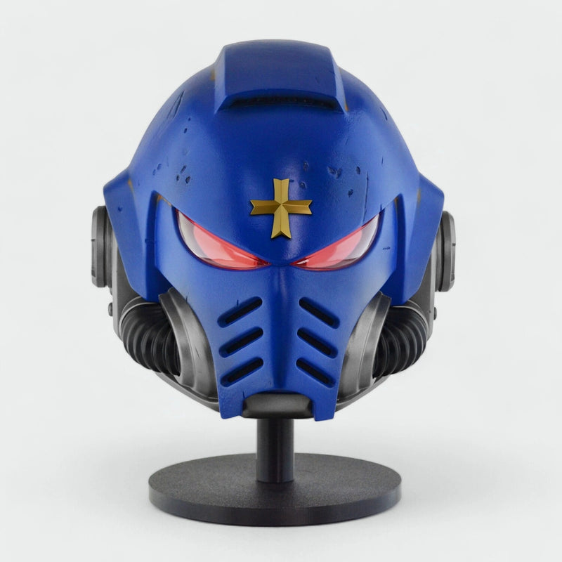 Space Marine Ultramarines Mk X Tactical Helmet