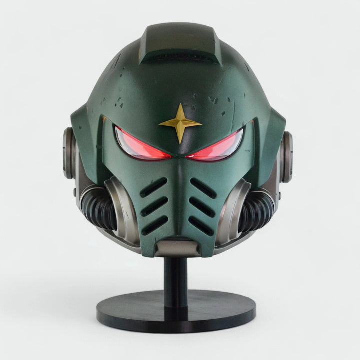 Space Marine Dark Angels Mk X Tactical Helmet