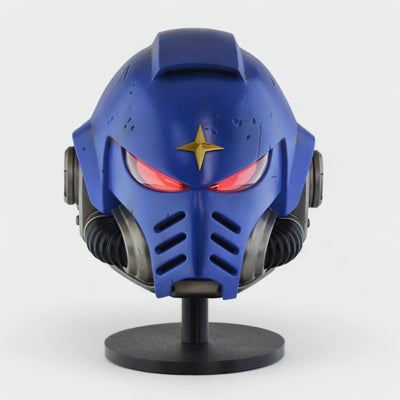 Space Marine Ultramarines Mk X Tactical Helmet