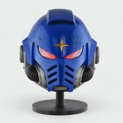 Space Marine Ultramarines Mk X Tactical Helmet