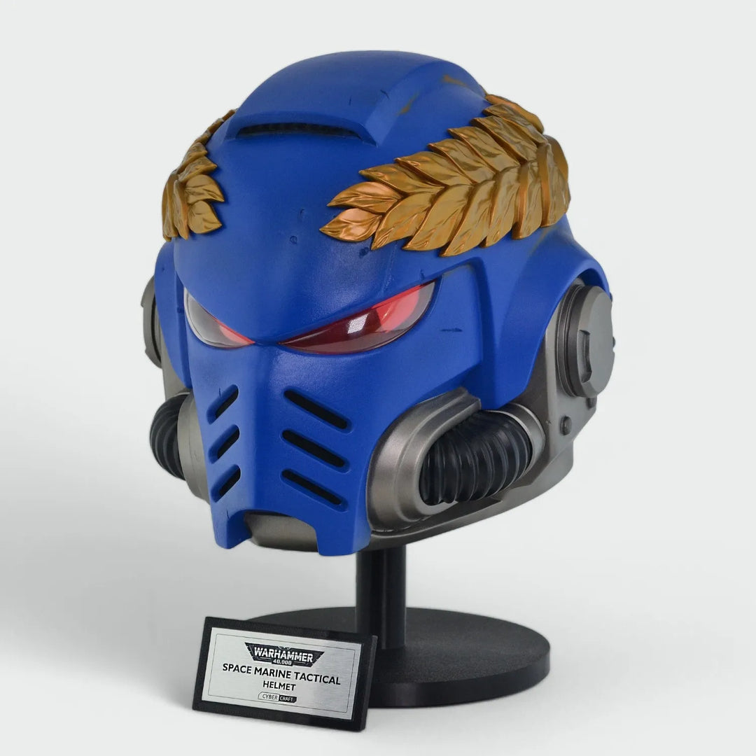 Space Marine Ultramarines Mk X Tactical Helmet