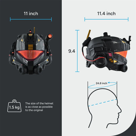 Titanfall 2 Pulse Blade Pilot Helmet - Black