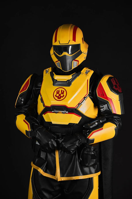 Helldivers 2 Chaosdiver Gold Eagle Cosplay Costume