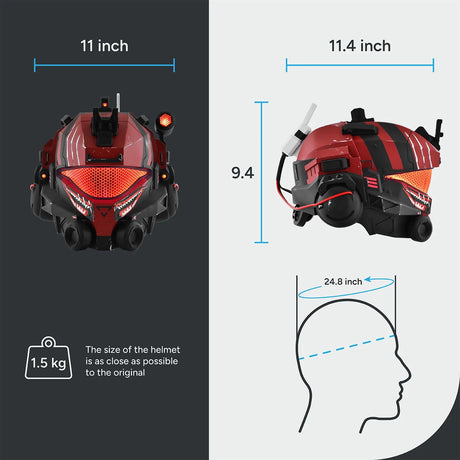 Titanfall 2 Pulse Blade Pilot Helmet - Shark Red