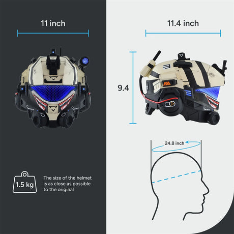 Titanfall 2 Pulse Blade Pilot Helmet - Shark White