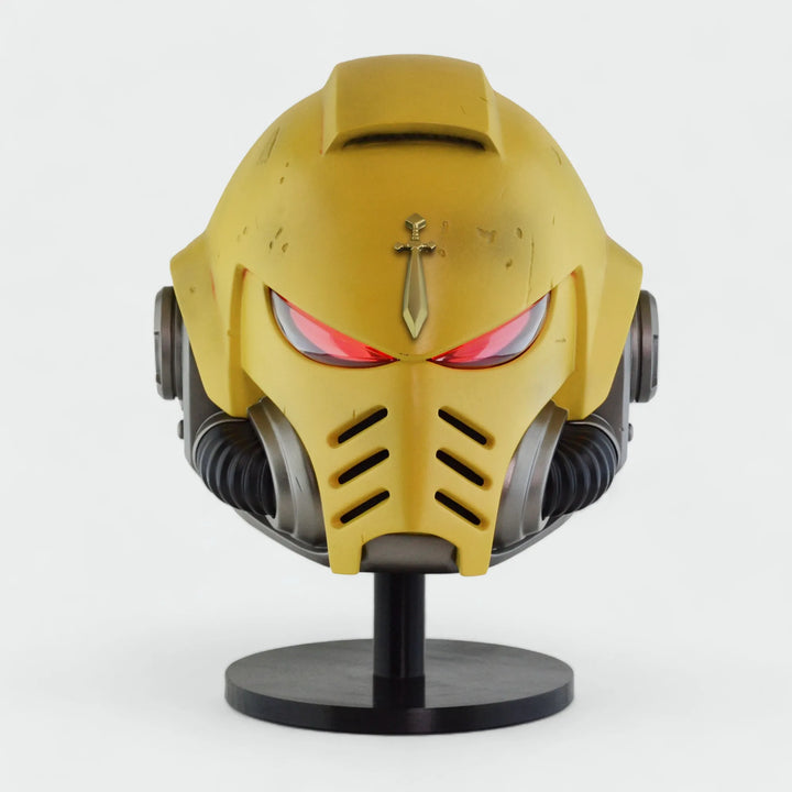 Space Marine Imperial Fists Mk X Tactical Helmet