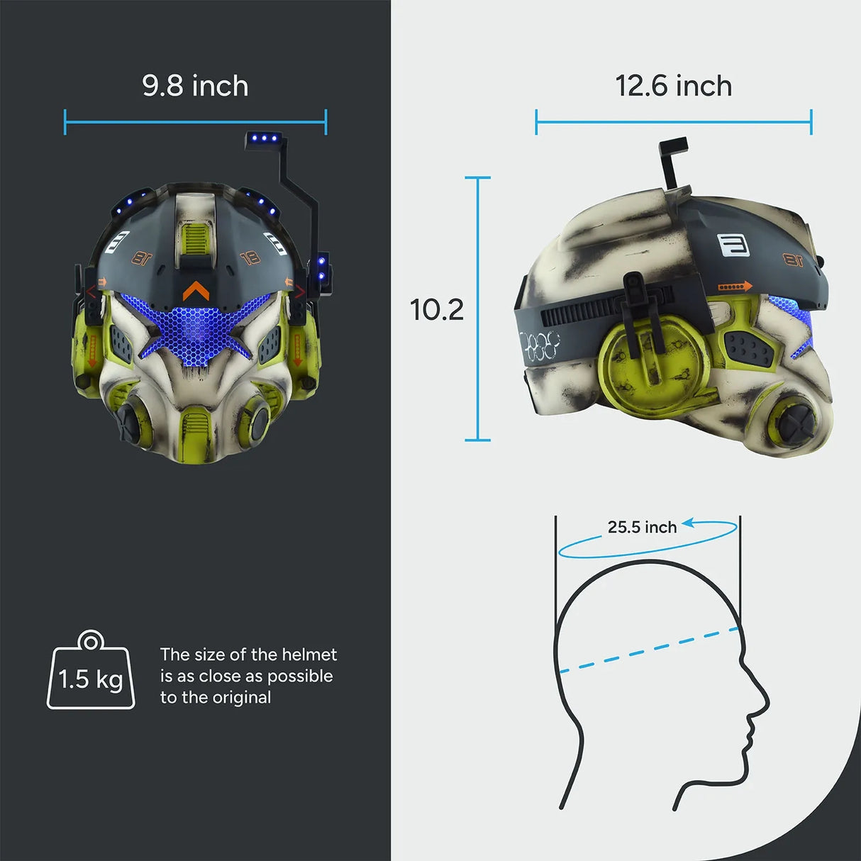 Titanfall Battle Rifle Pilot Classic Helmet