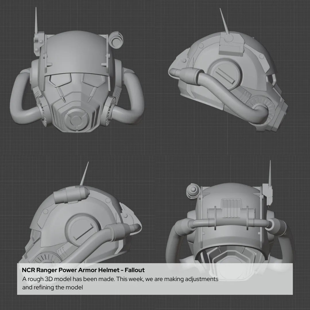 NCR Ranger Power Armor Helmet - Pre Order