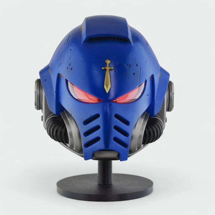 Space Marine Ultramarines Mk X Tactical Helmet