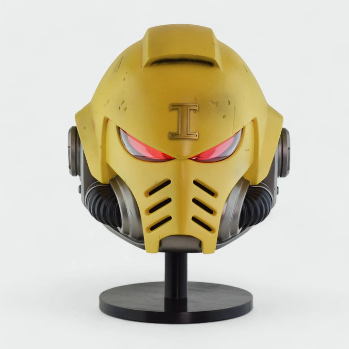 Space Marine Imperial Fists Mk X Tactical Helmet