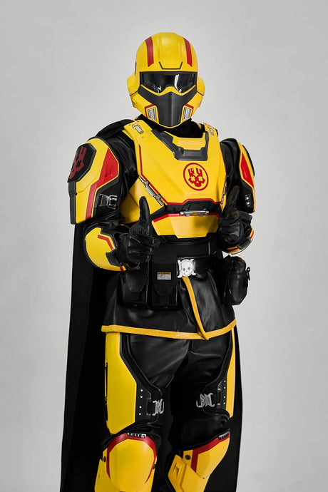 Helldivers 2 Chaosdiver Gold Eagle Cosplay Costume