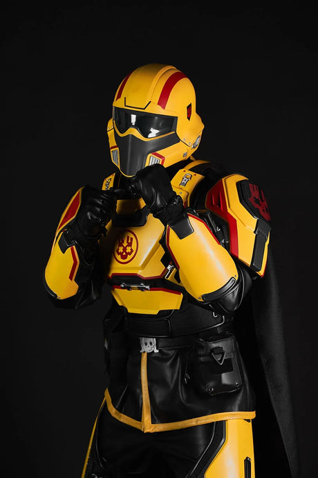 Helldivers 2 Chaosdiver Gold Eagle Cosplay Costume