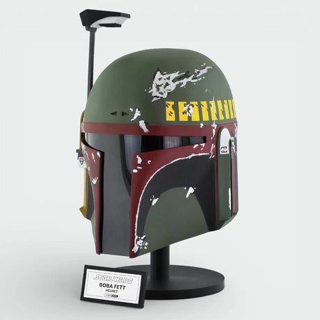 bobafett mandalorian motorcycle helmet Black The Boba Fett Star Wars Cosplay Prop Features premium deco Boba Fett Armor & Helmet
