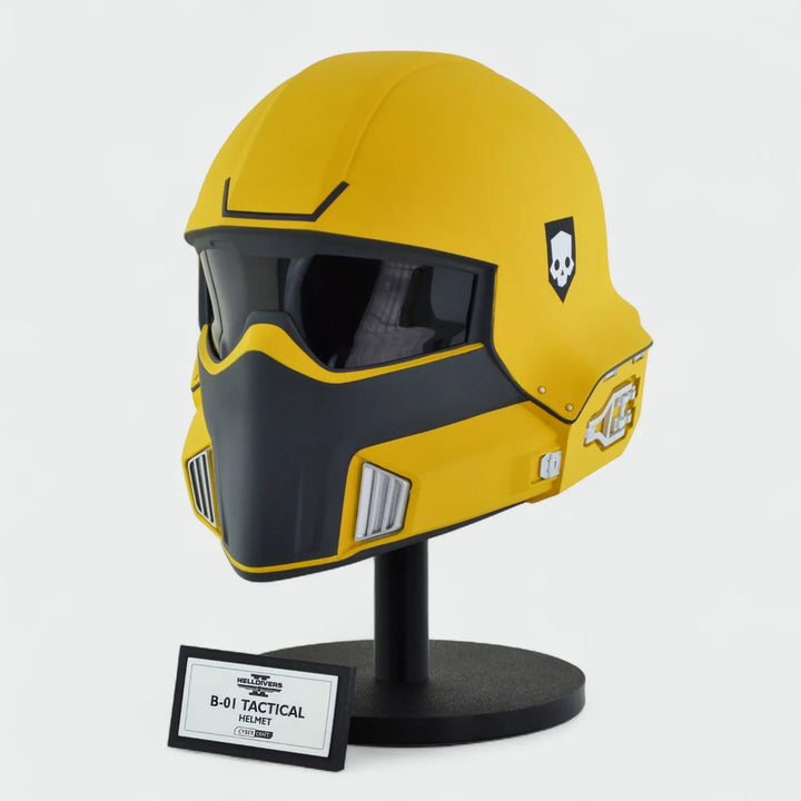 Helldivers 2 TR-40 Gold Eagle Helmet
