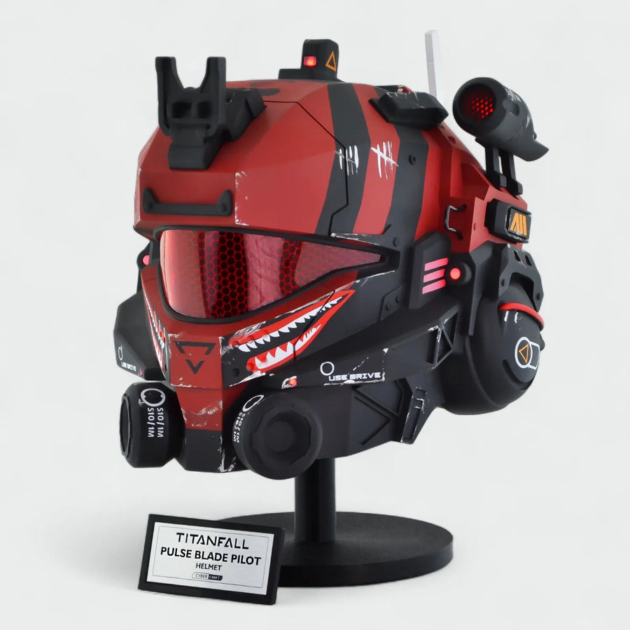Titanfall 2 Pulse Blade Pilot Helmet - Shark Red Edition | Limited Edition for Gamers and Collectors