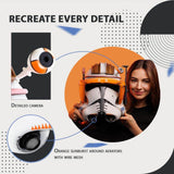 Commander Cody Clone Trooper 2 Weathered Helmet from Star Wars / Cosplay Helmet / Commander Helmet / Star Wars Helmet Cyber Craft