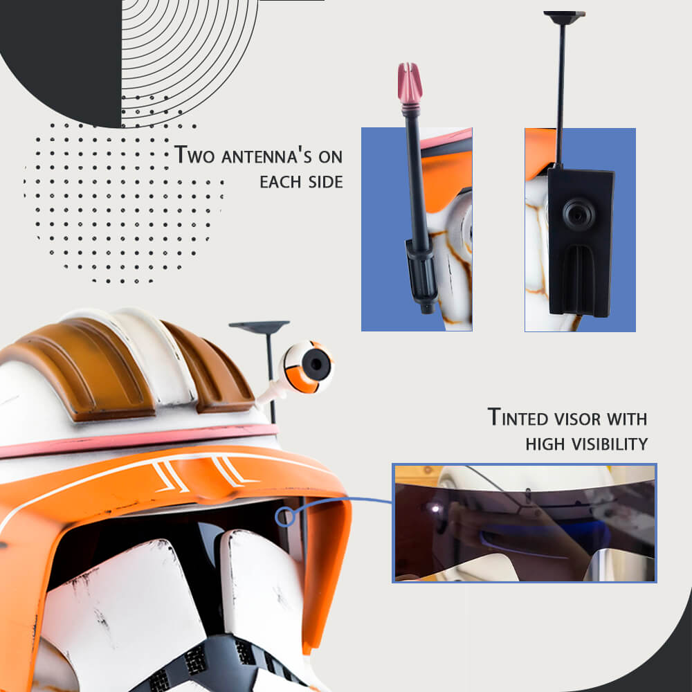 Commander Cody - Weathered Helmet