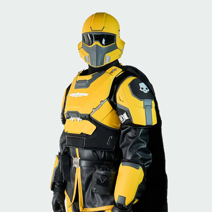 Helldivers 2 TR-40 Gold Eagle Helmet