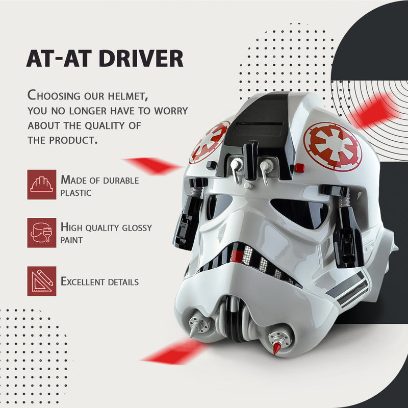 AT-AT Driver Helmet from Star Wars / Cosplay Helmet / Star Wars Helmet Cyber Craft