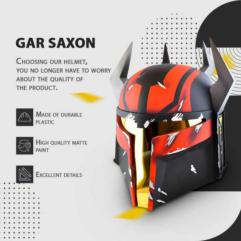 Gar Saxon Helmet from Star Wars Clone Wars Series / Cosplay Helmet / Clone Wars / Mandalorian Helmet / Star Wars Helmet Cyber Craft