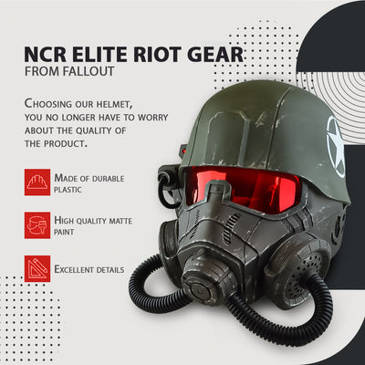 NCR Elite Riot Gear Helmet