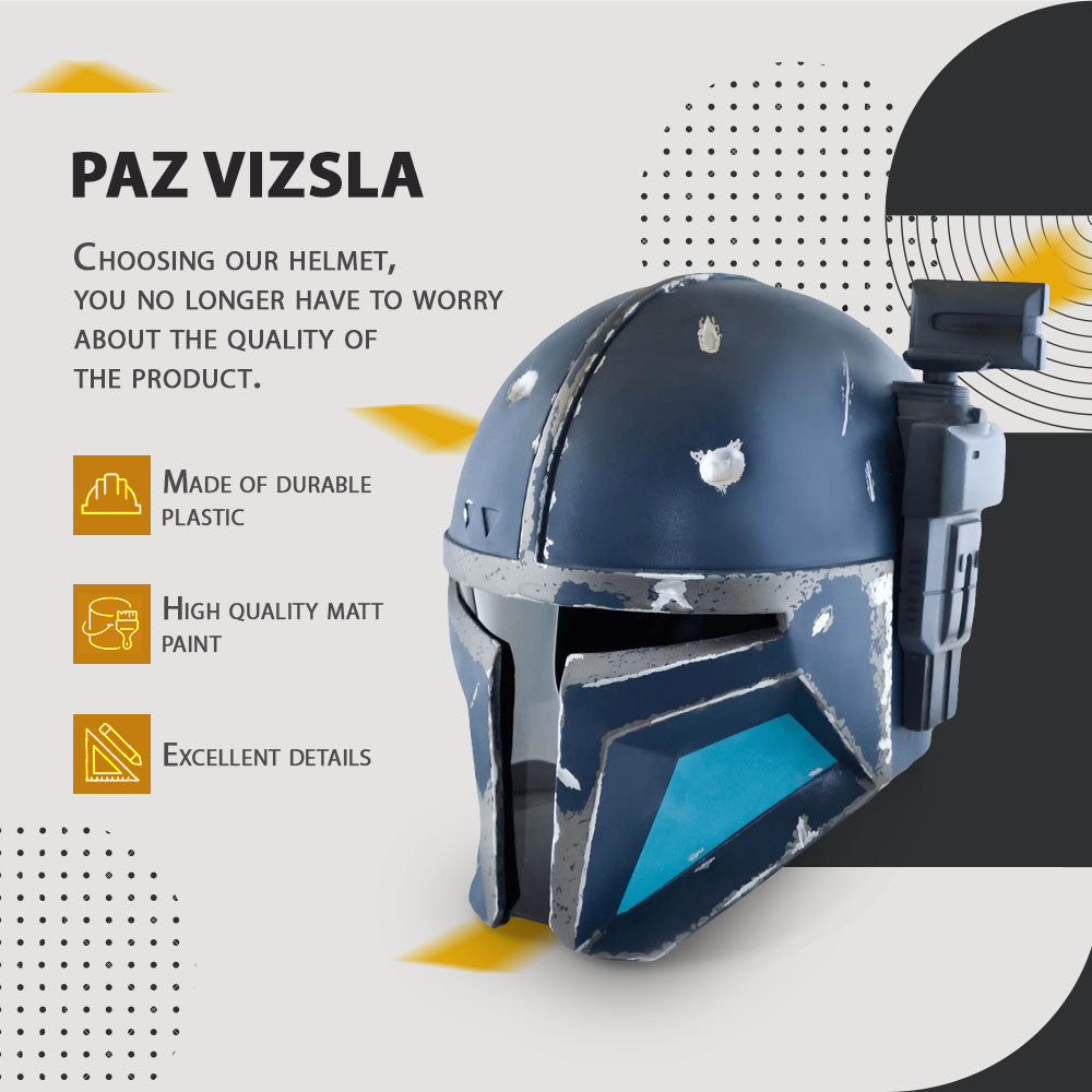 Paz Vizsla Helmet from Star Wars / Cosplay Helmet / The Mandalorian/ Star Wars Helmet Cyber Craft