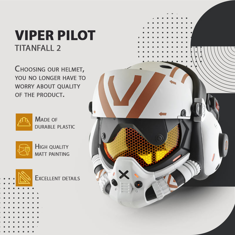 Titanfall 2 Viper Pilot Clean Helmet