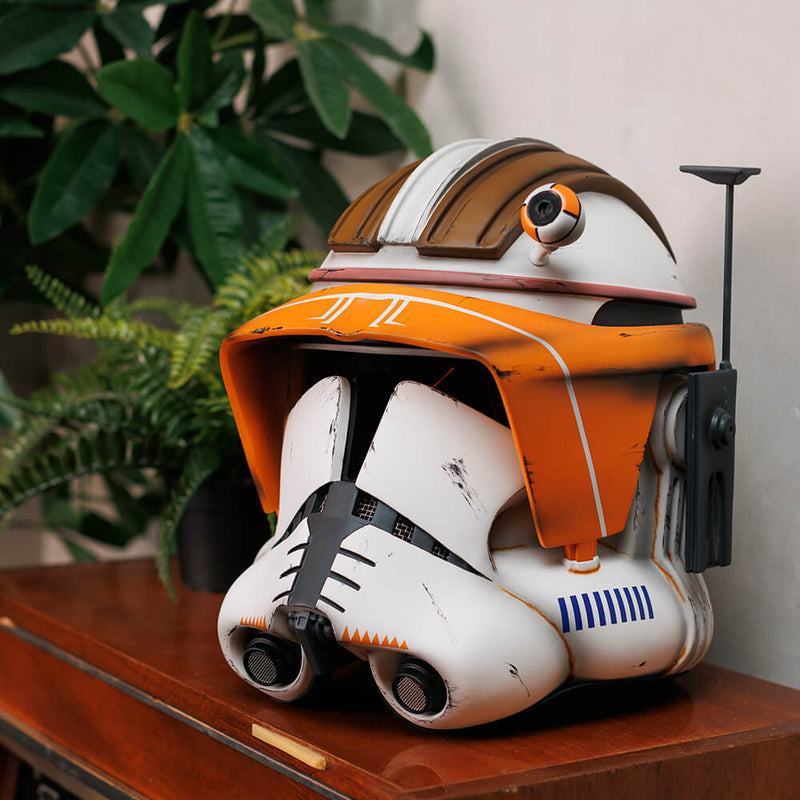 Commander Cody Clone Trooper 2 Weathered Helmet from Star Wars / Cosplay Helmet / Commander Helmet / Star Wars Helmet Cyber Craft